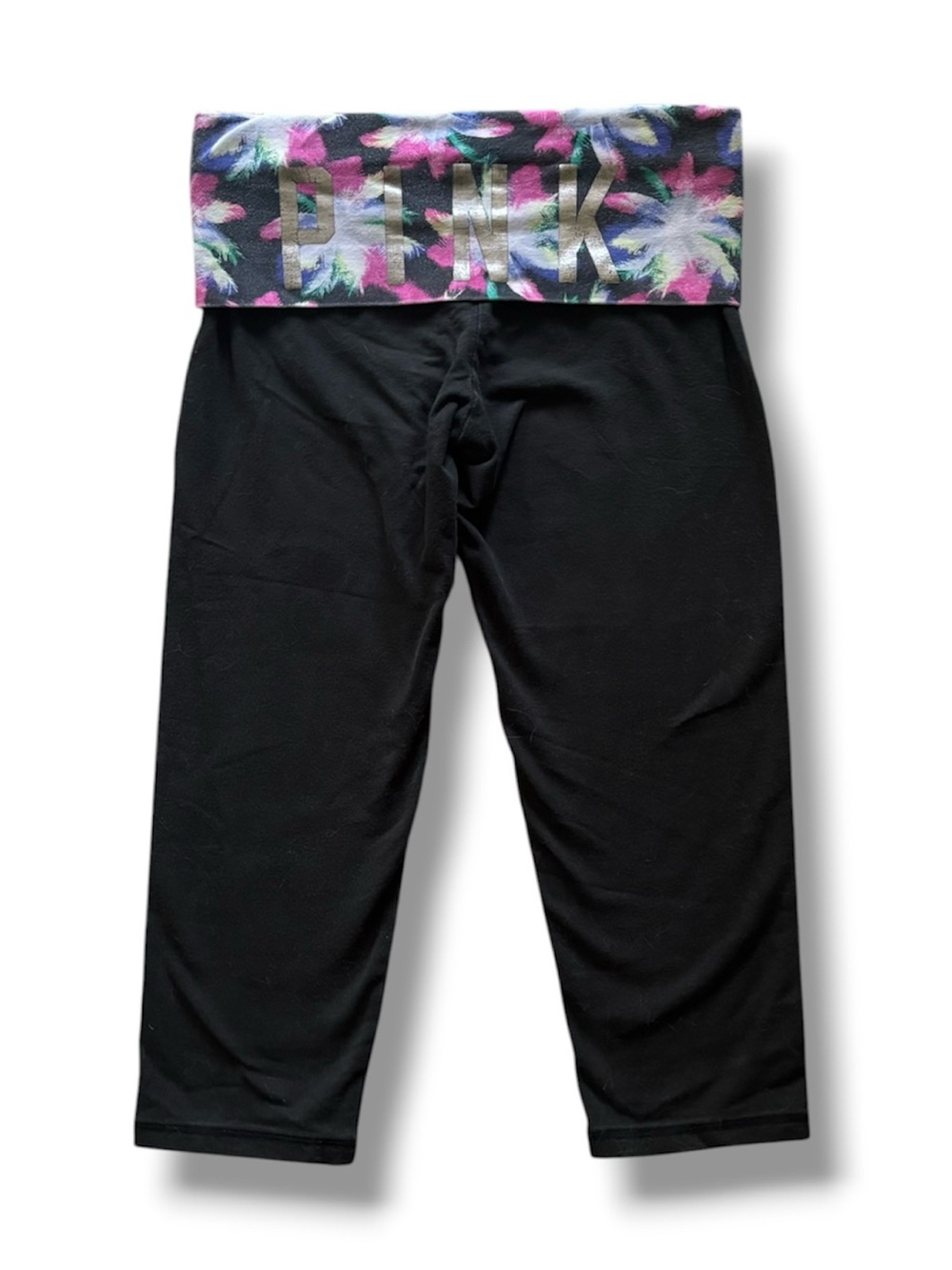 Victoria’s Secret Pink | Vintage Y2K Fold Over Yoga Summer Capris